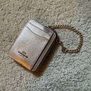 Coach Zip Card Case - CW890 Light Champagne